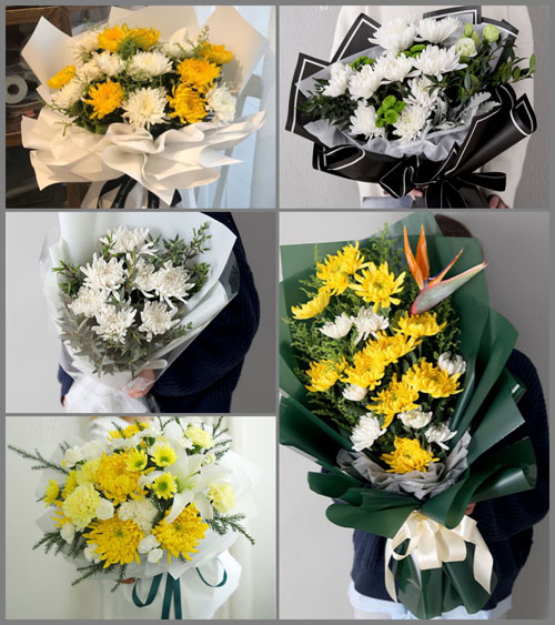 广东江门市恩平市横陂镇西联村白事花束代送